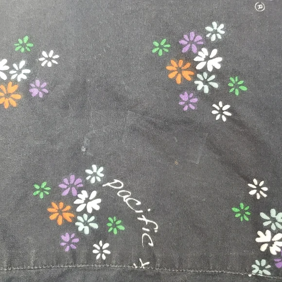 HARLEY-DAVIDSON Men's Navy Floral Aloha Collared Button Down Shirt Size XXL - Picture 8 of 15